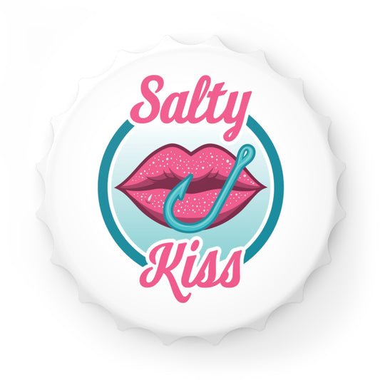 Chic Bottle Opener "Salty Kiss", Unique Kitchen Gift, Fun Barware