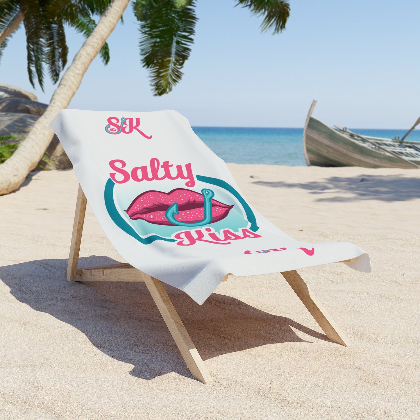 "Salty Kiss" Beach Towel