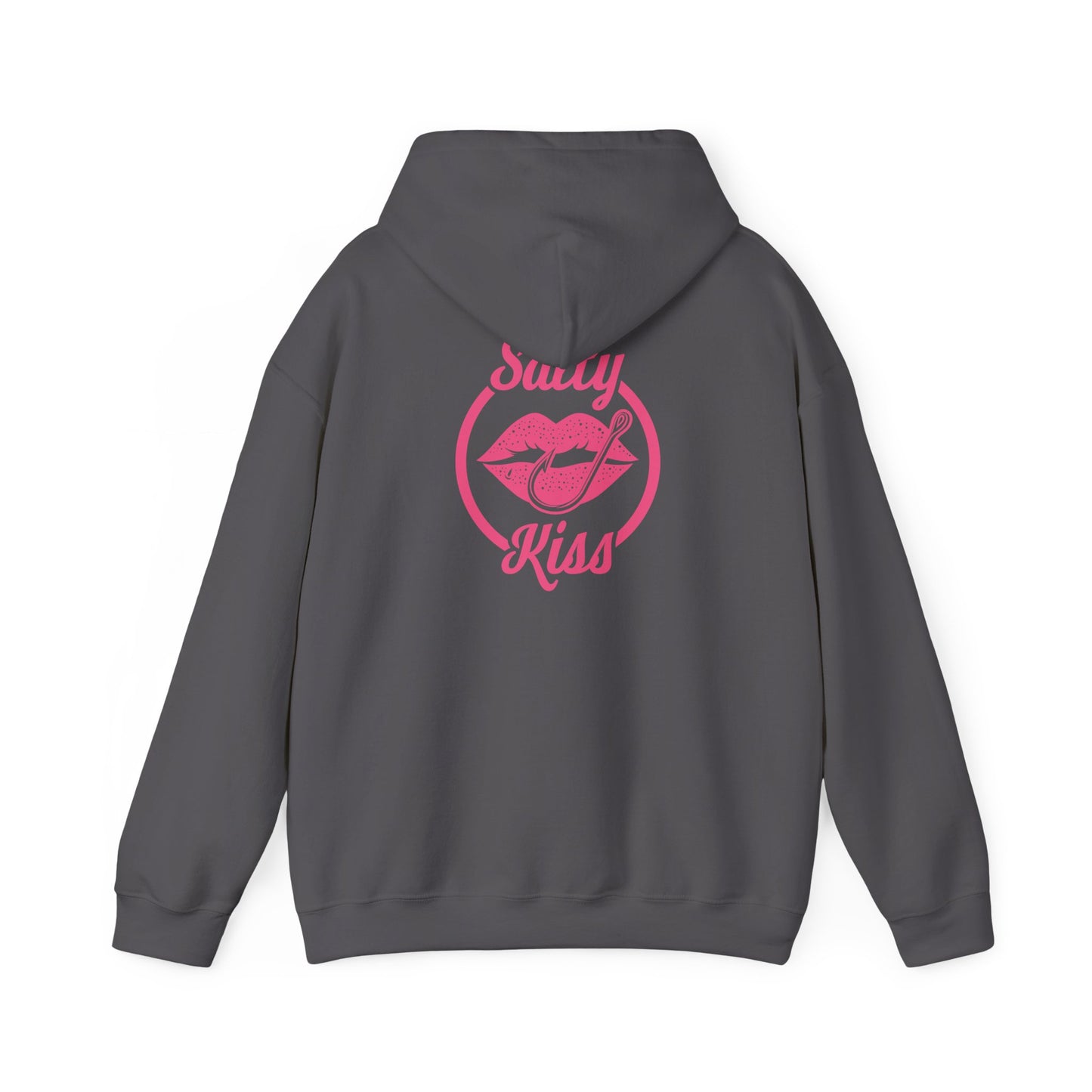 "Salty Kiss" Heavy Blend™ Hoodie - pink logo