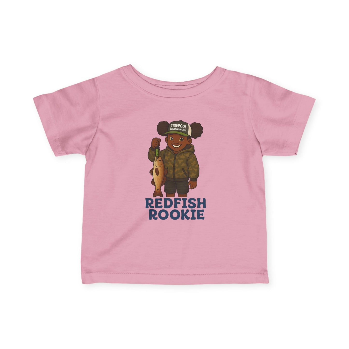 Infant Girls Fishing Tee - Redfish Rookie