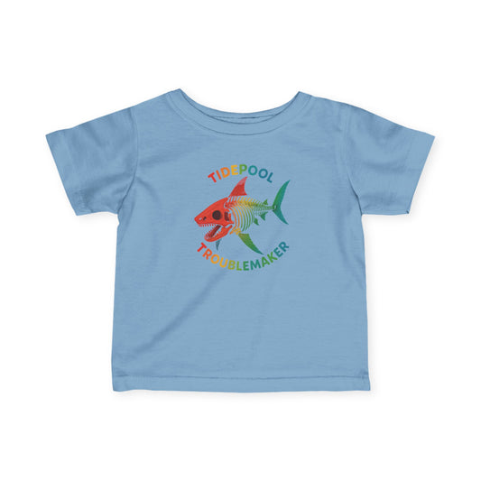 Infant Boys Shark Tee - Shark Bones