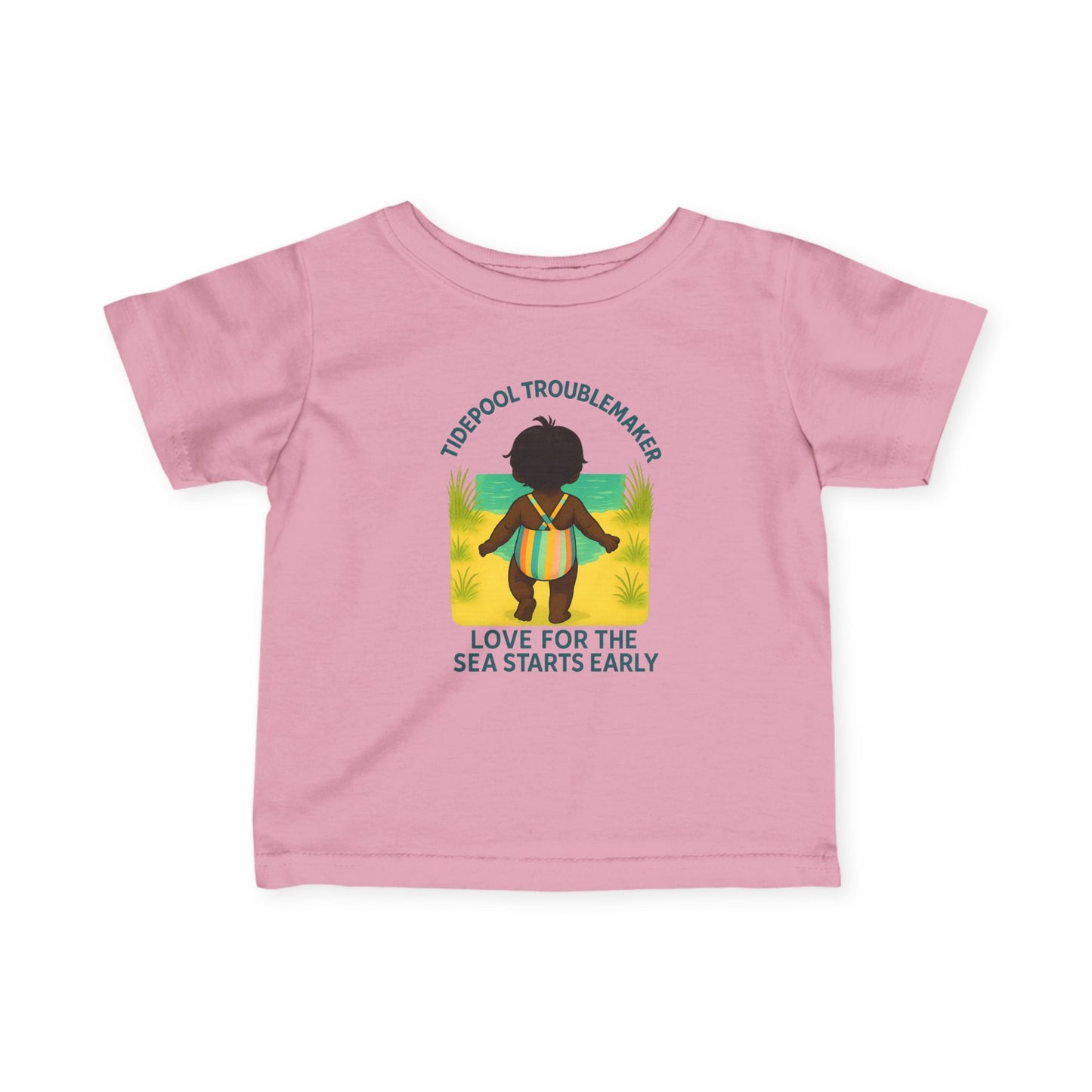 Infant Girls Beach Tee - Love for the Sea Starts Early