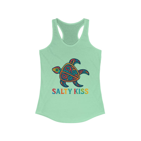 "Psychedelic Turtle" Racerback Tank