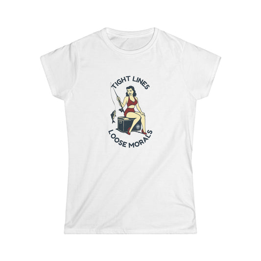 "Tight Lines Loose Morales" Fitted Tee