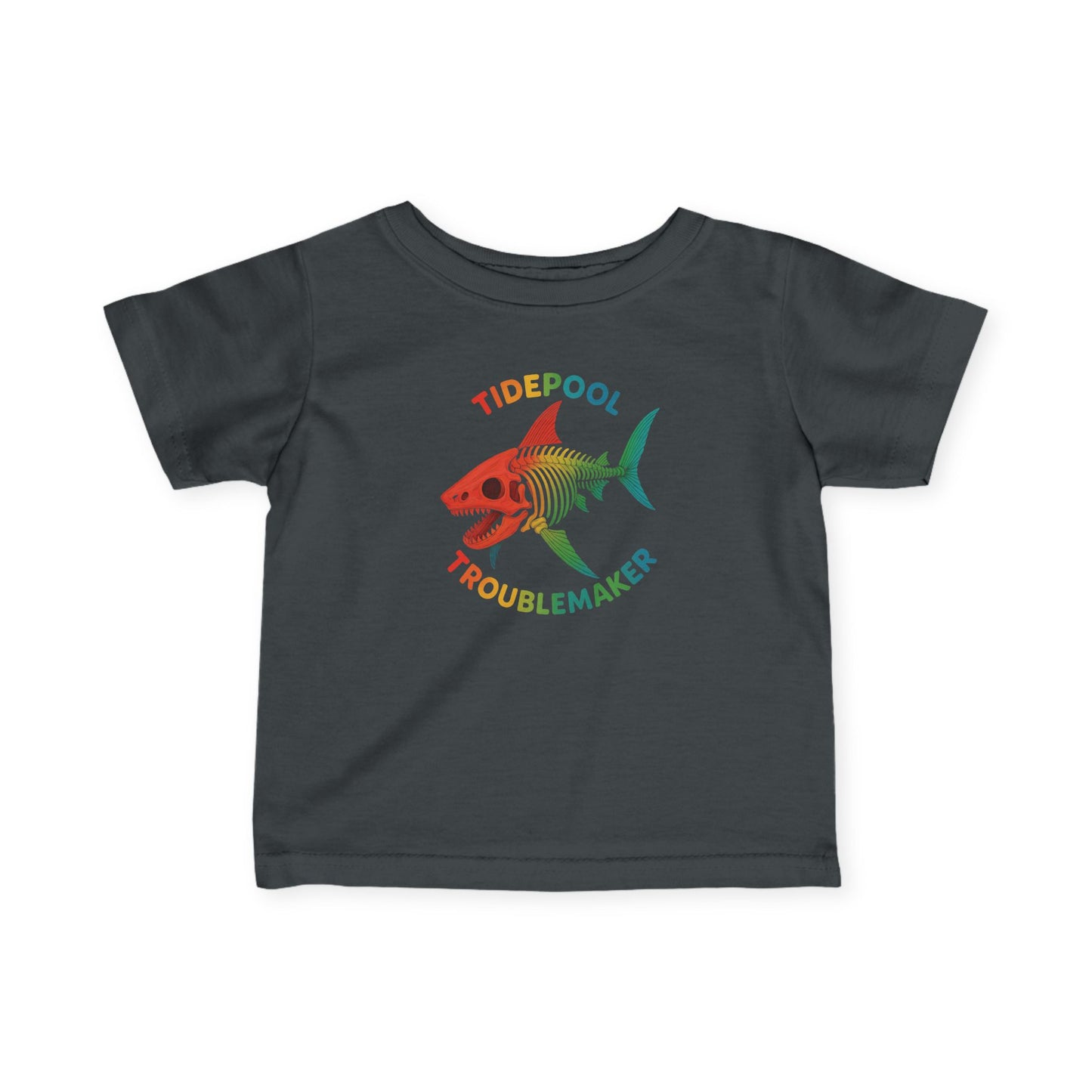Infant Boys Shark Tee - Shark Bones
