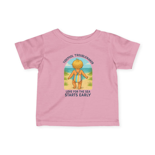Infant Girls Beach Tee - Love for the Sea Starts Early