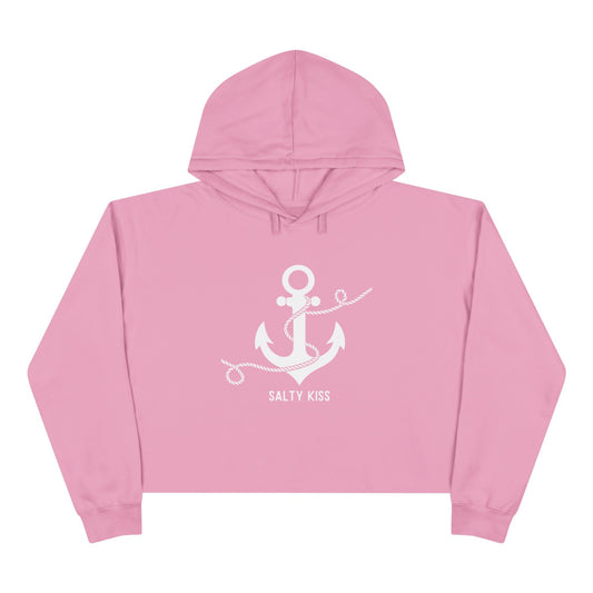 Women's Crop Hoodie -Coastal Anchor