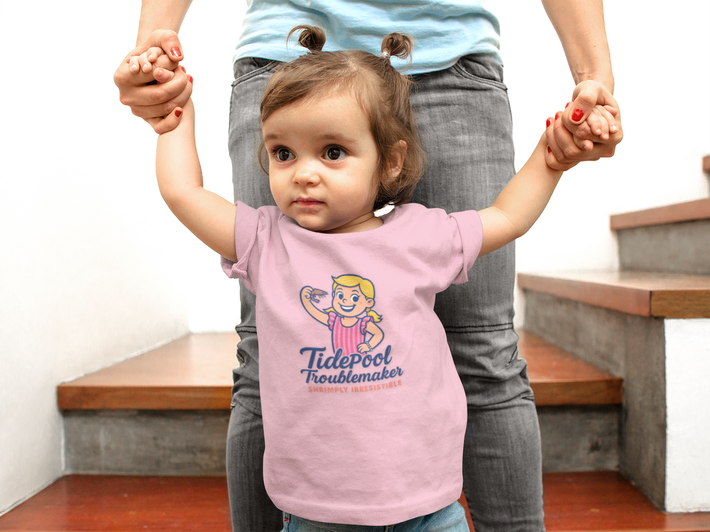 "Shrimply Irresistible" Infant Tee