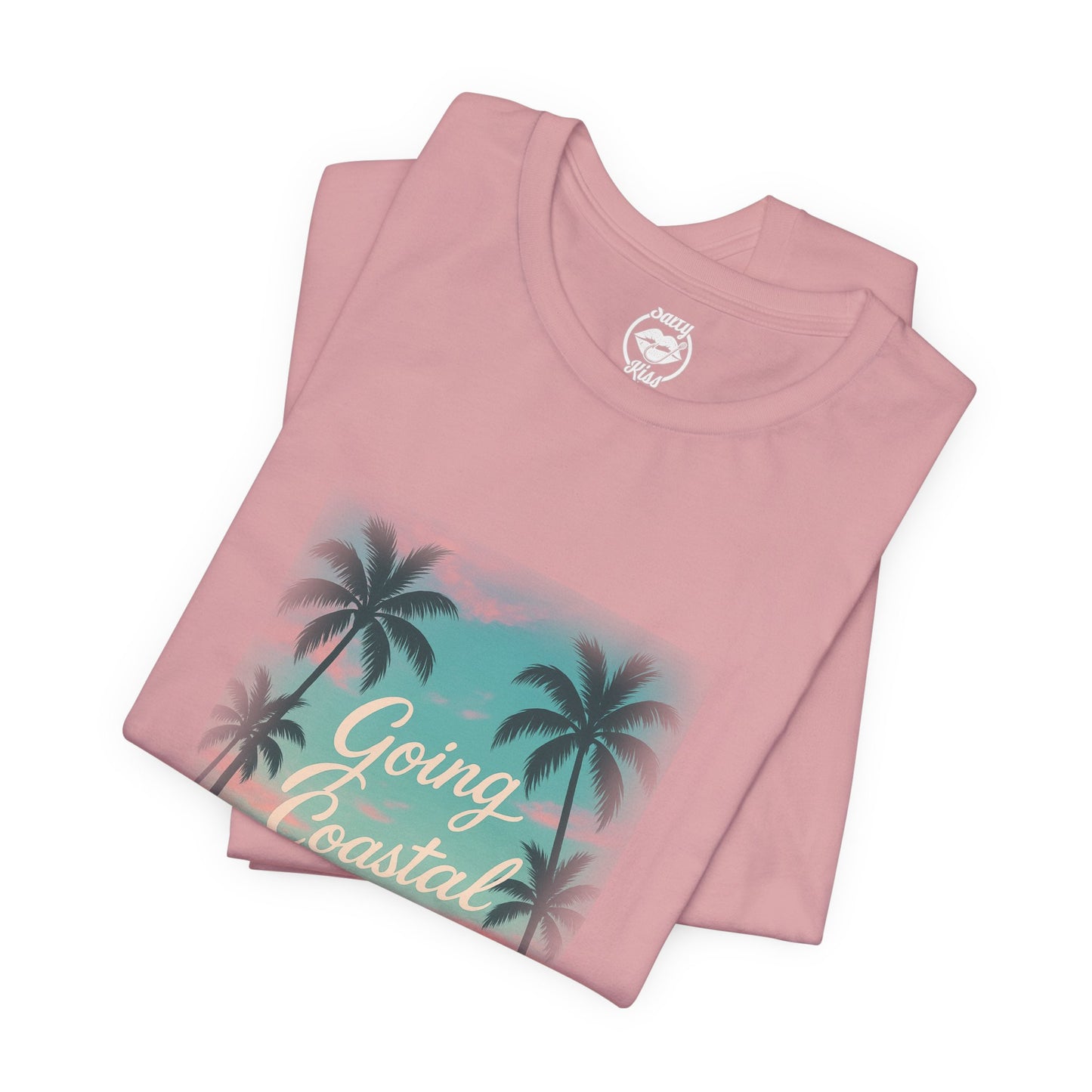 "Going Coastal Beach Scene" Tee Women
