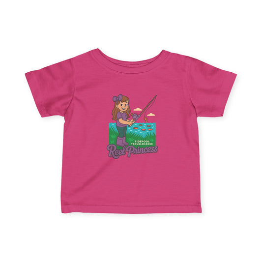 Infant Girls Fishing Tee - Reel Princess