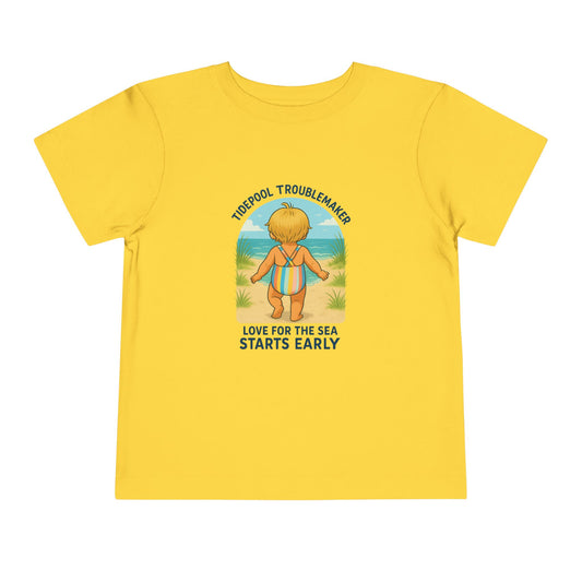 Toddler Girls Coastal Beach Tee – Love for the Sea Starts Early