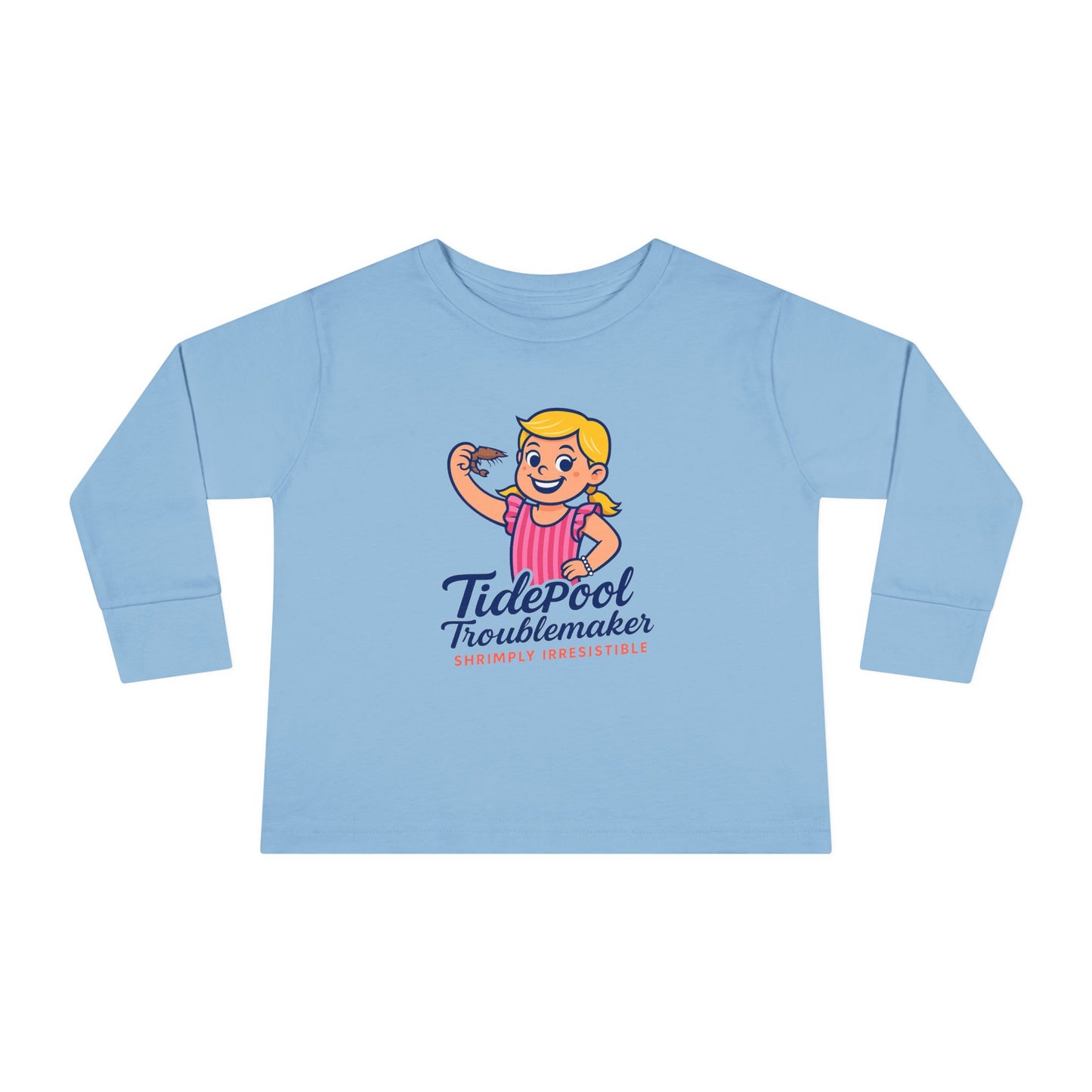 "Shrimply Irresistible" Toddler Long Sleeve