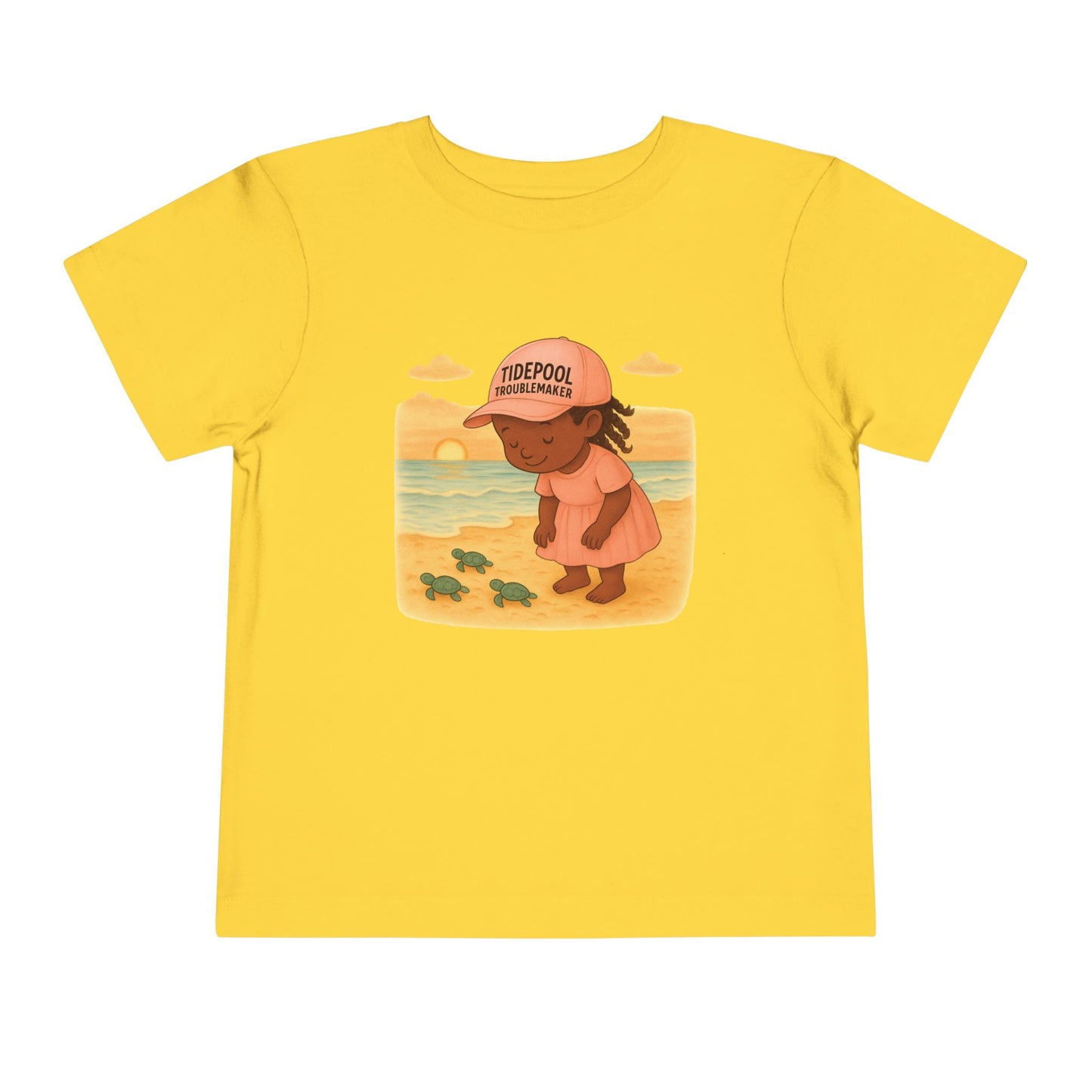 Toddler Girls Sea Turtle Beach Tee – Baby Turtle