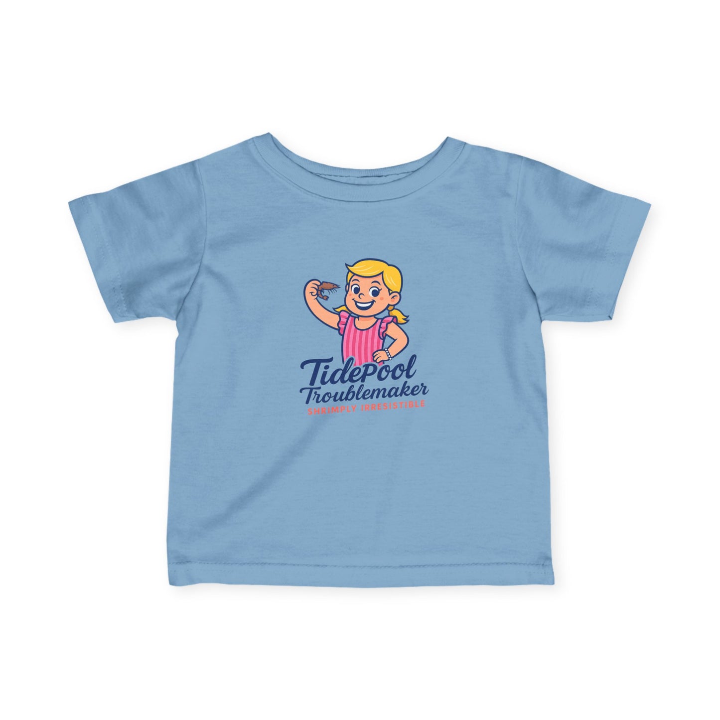 Infant Girls Shrimp Tee - Shrimply Irresistible