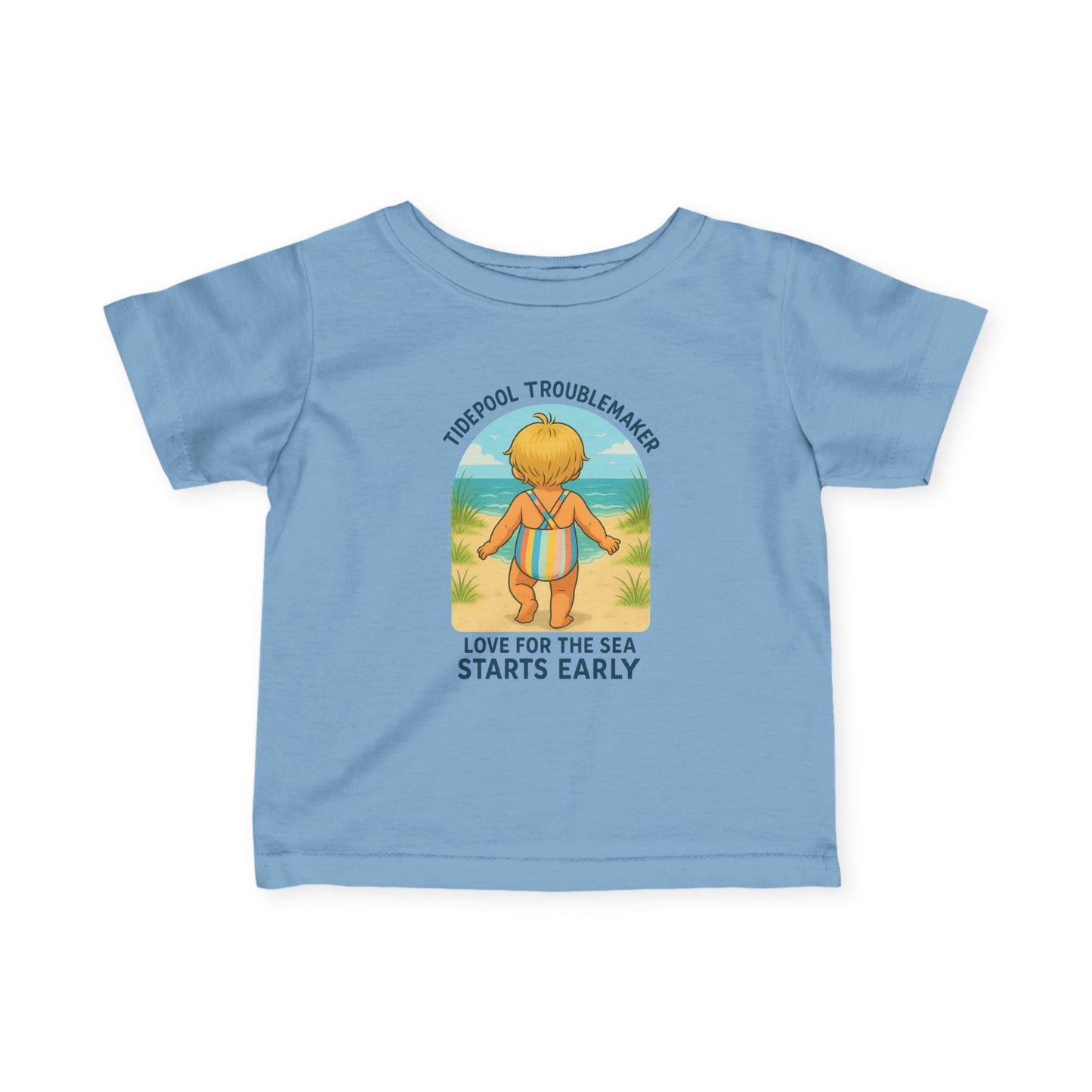 Infant Girls Beach Tee - Love for the Sea Starts Early