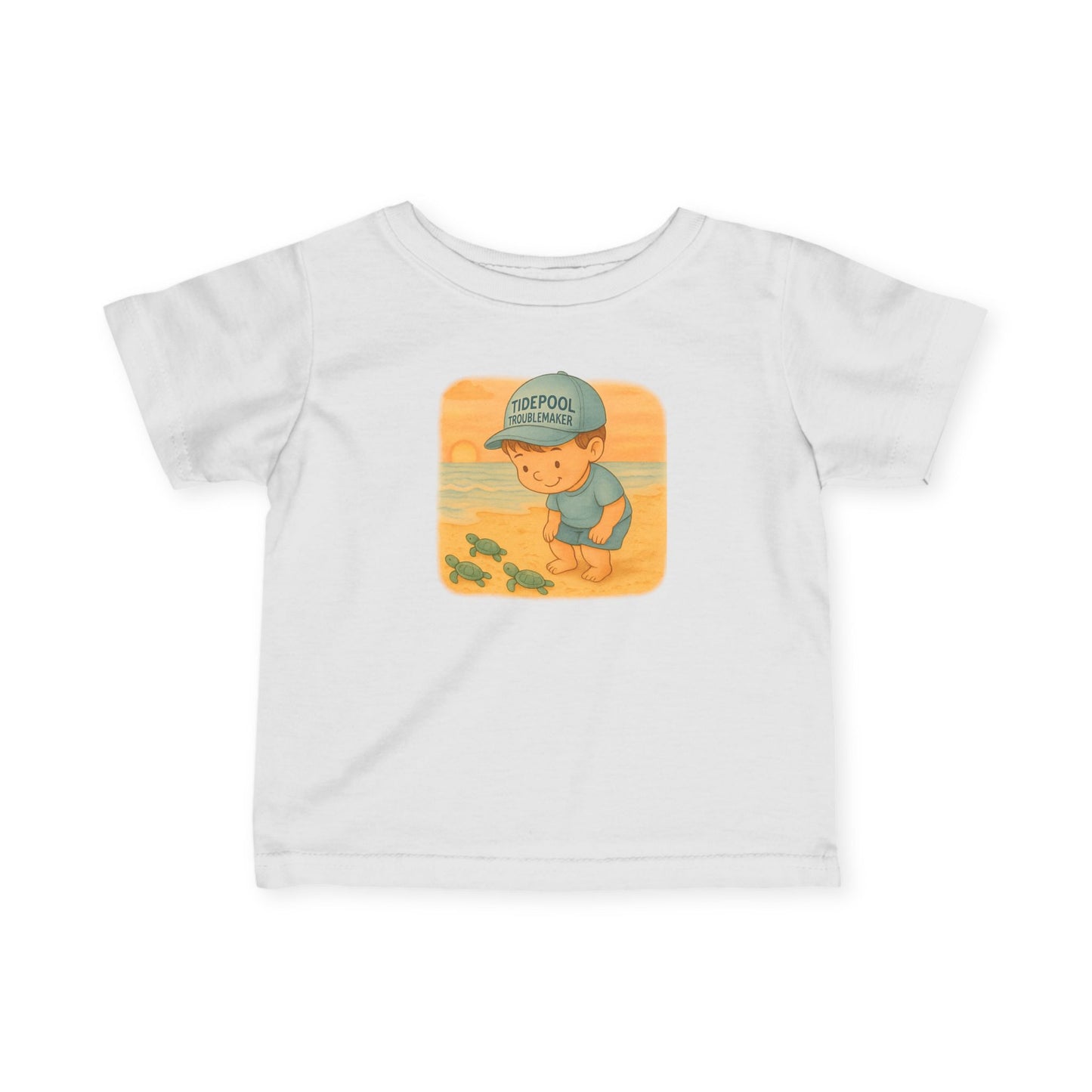 Infant Boys Turtle Tee - Baby Turtle