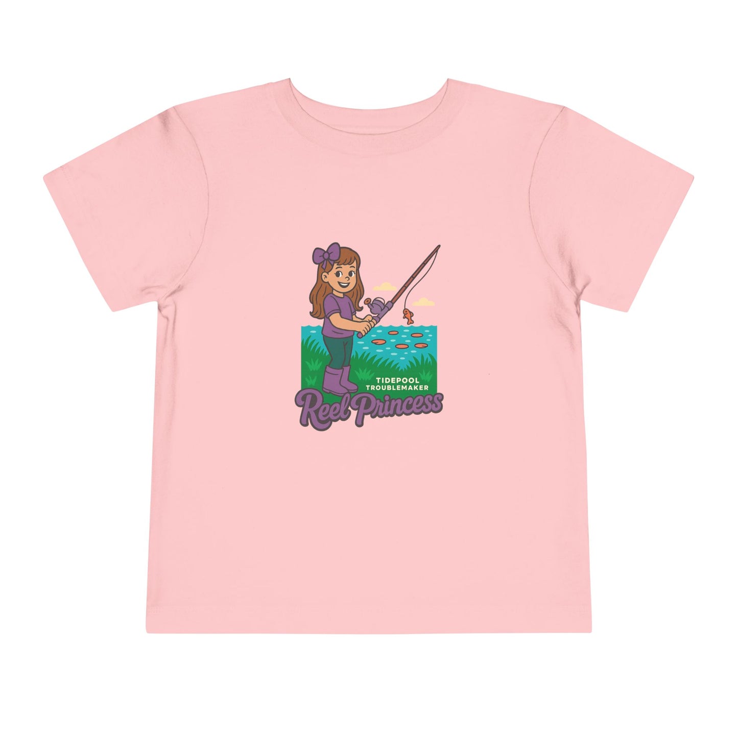 Toddler Girls Fishing Tee – Reel Princess