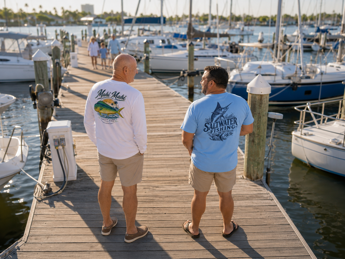 father's day boating and fishing together