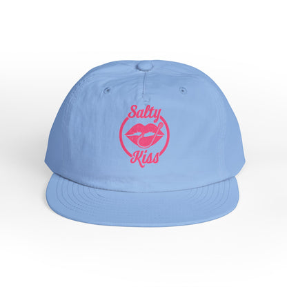 Trendy Surf Cap with "Salty Kiss" - pink Logo