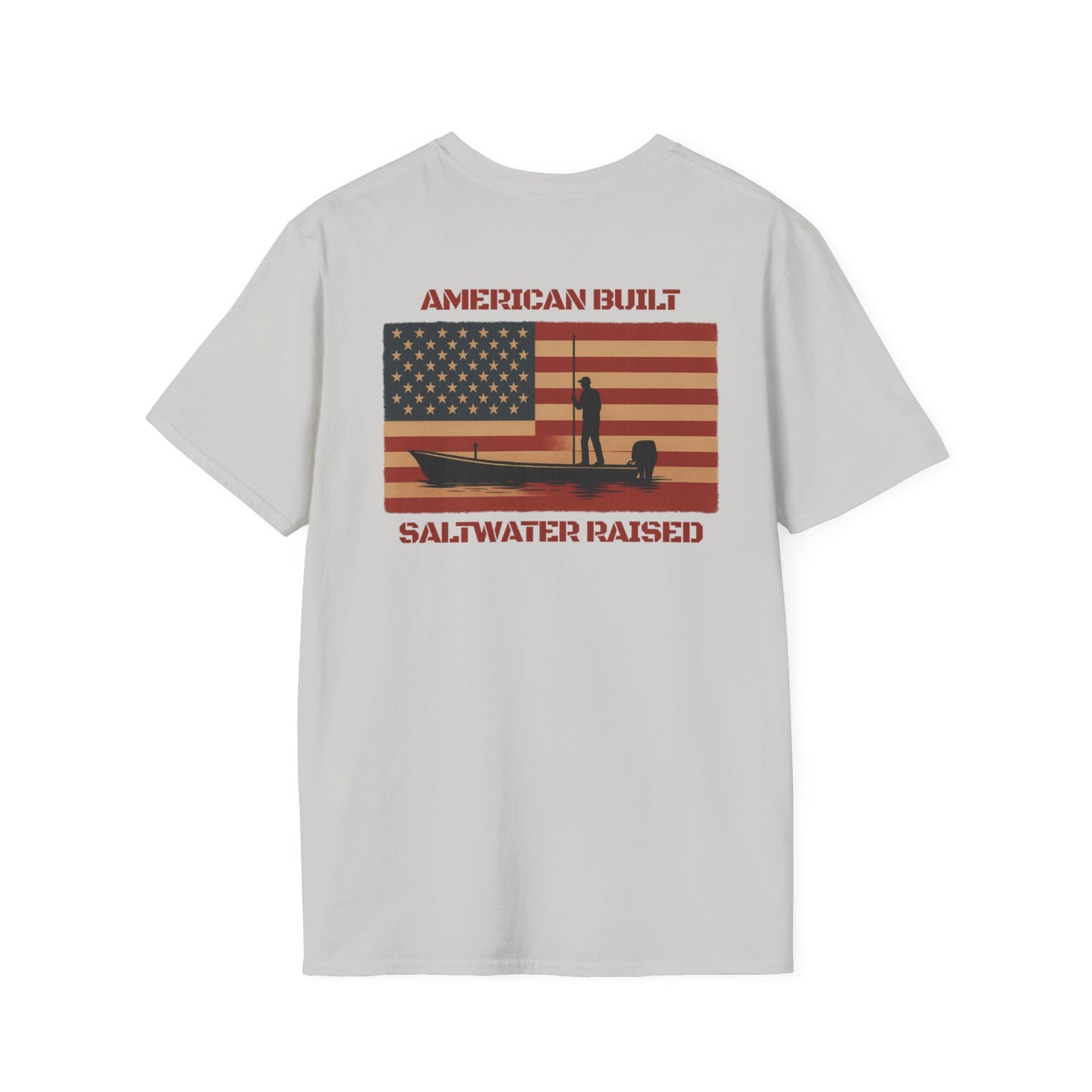 "American Built Saltwater Raised" Tee Men