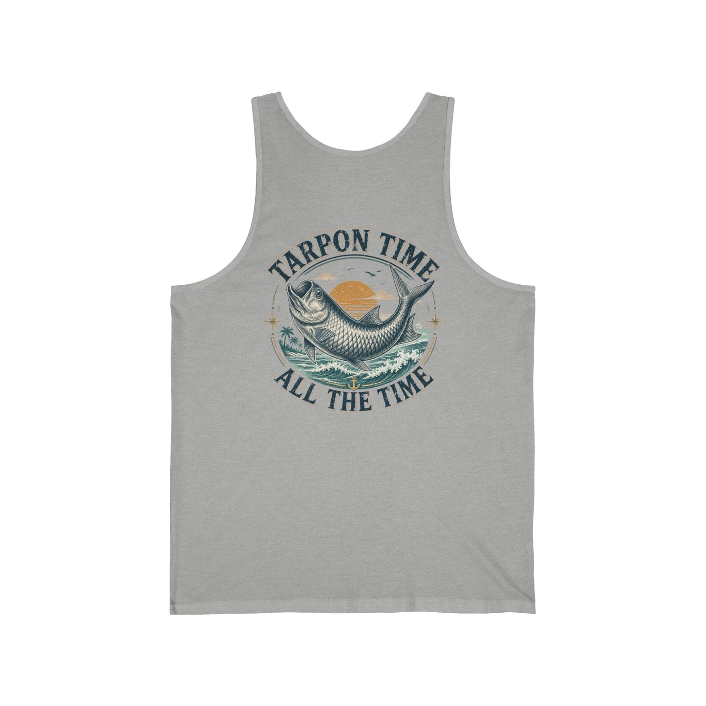 Men's Fishing Tank Top - Tarpon Time All the Time