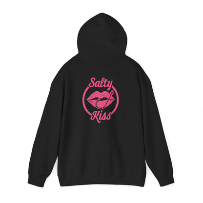 "Salty Kiss" Heavy Blend™ Hoodie - pink logo