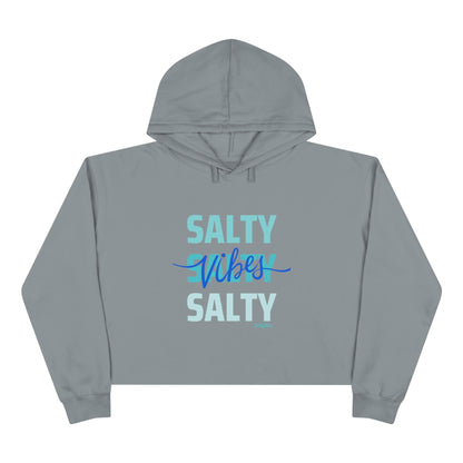 "Salty Vibes" Crop Hoodie