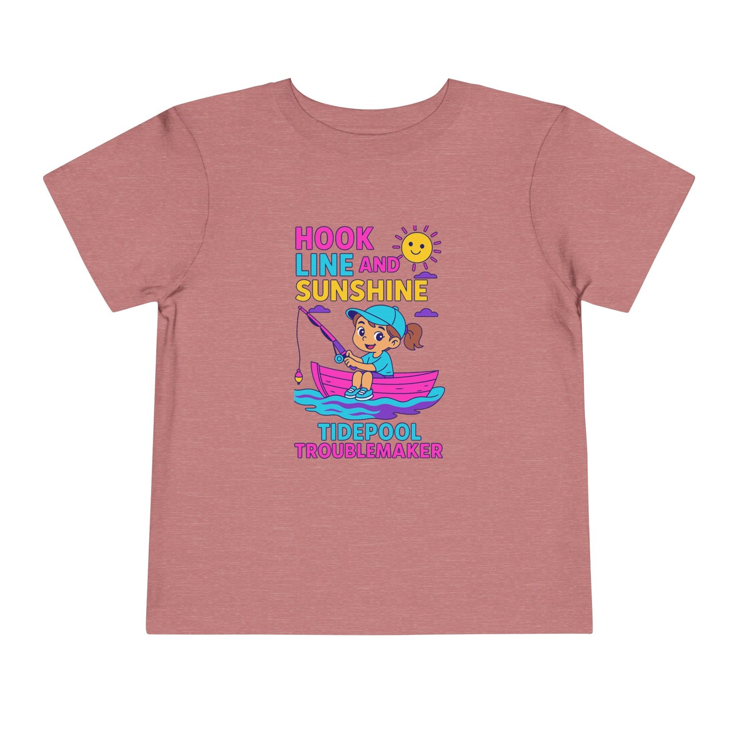 "Hook Line and Sunshine" Toddler Tee