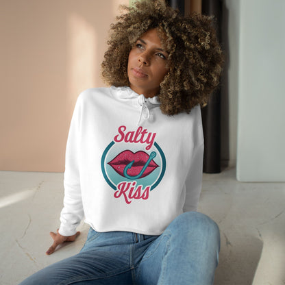 Chic "Salty Kiss" Crop Hoodie