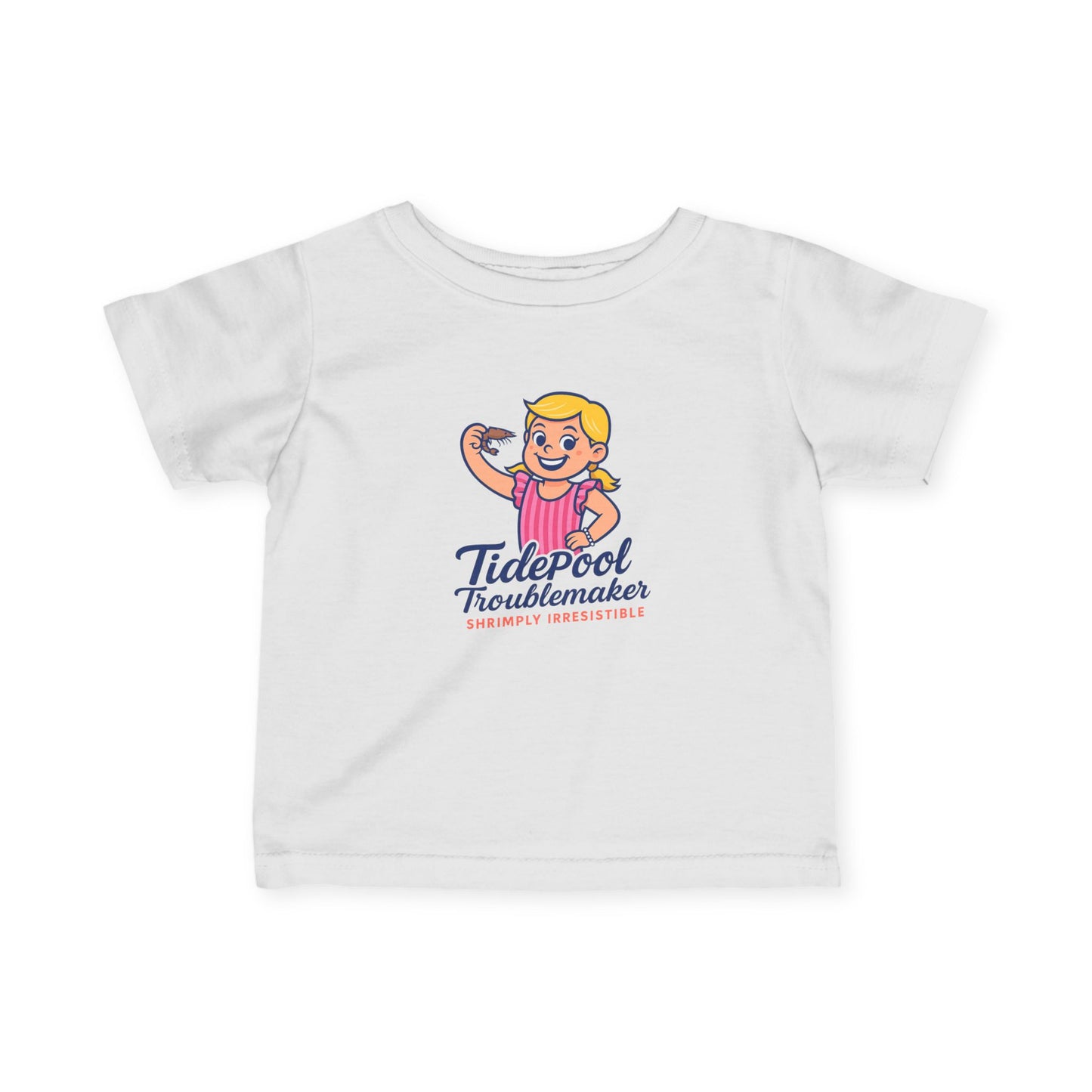 "Shrimply Irresistible" Infant Tee