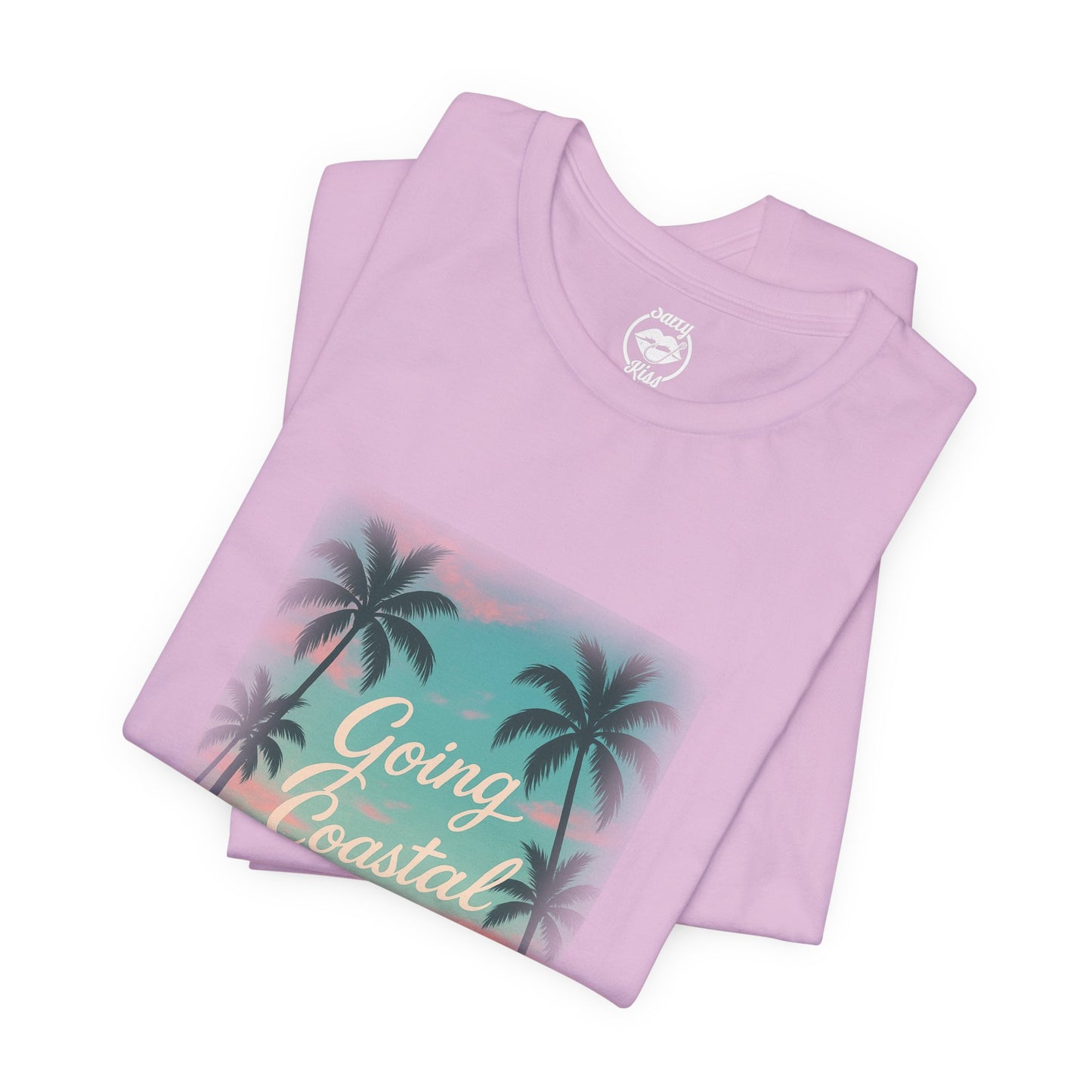 "Going Coastal Beach Scene" Tee Women