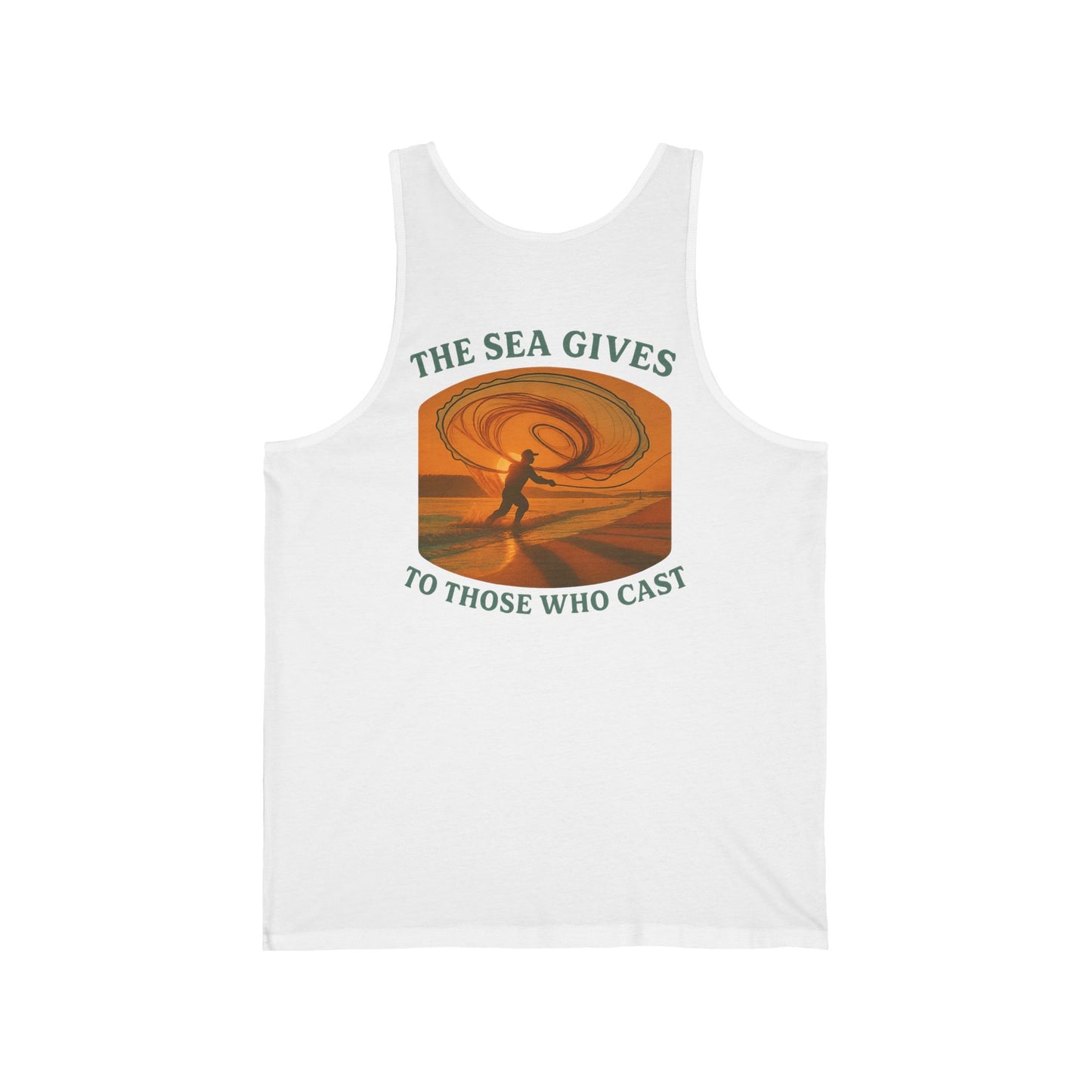 "The Sea Gives to Those Who Cast" Tank Top