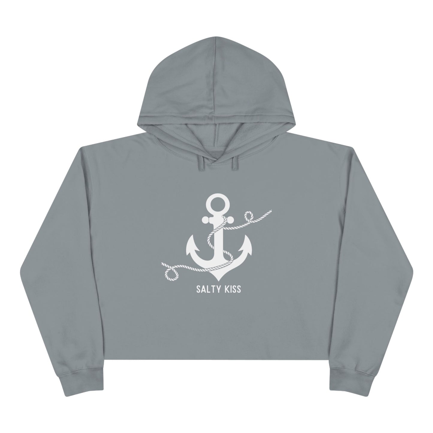 Women's Crop Hoodie -Coastal Anchor