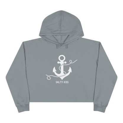 Women's Crop Hoodie -Coastal Anchor