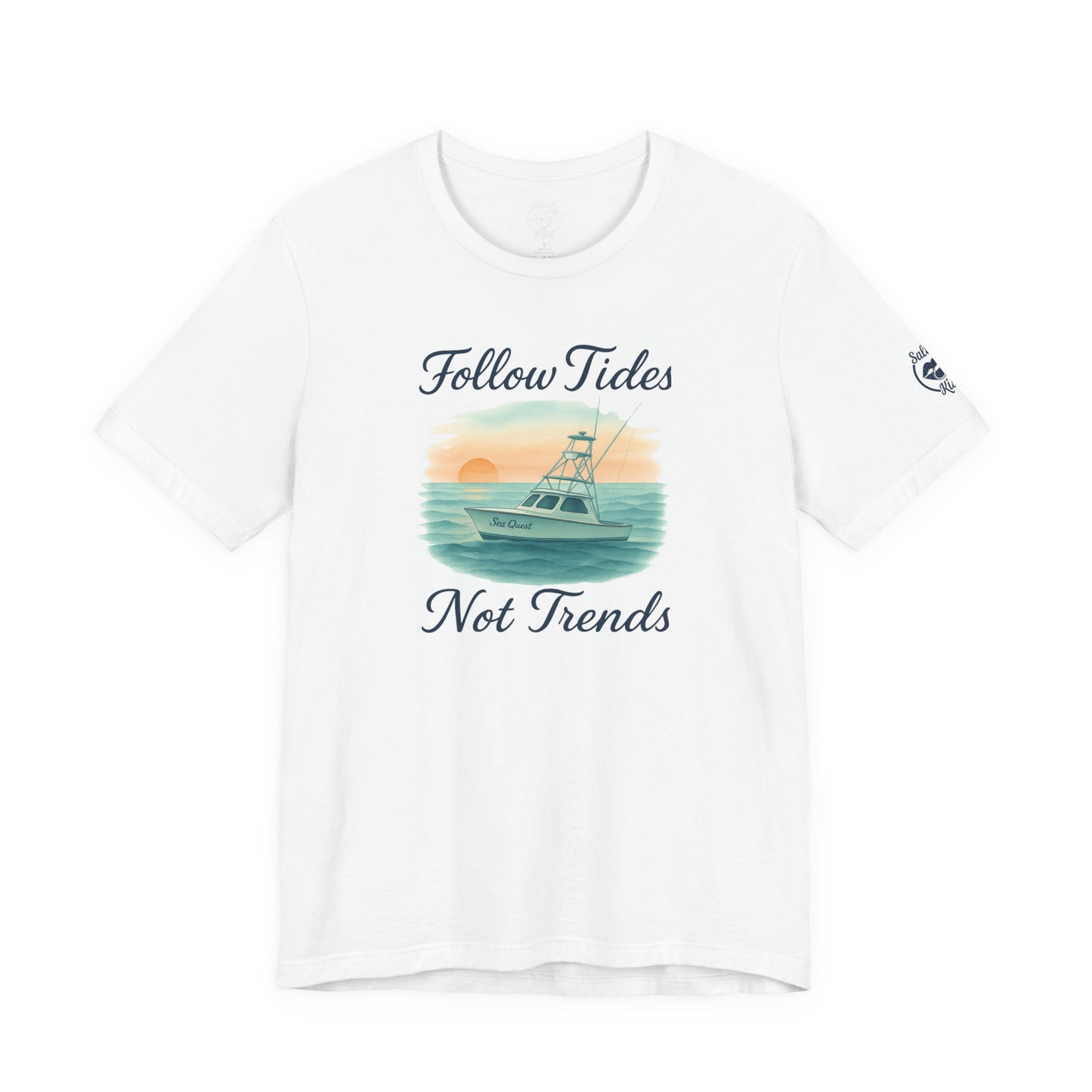 "Follow Tides Not Trends" Tee