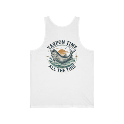 Men's Fishing Tank Top - Tarpon Time All the Time
