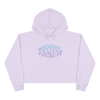 Women's Crop Hoodie - Born Salty
