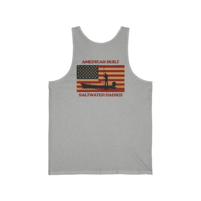 "American Built Saltwater Raised" Tank Top