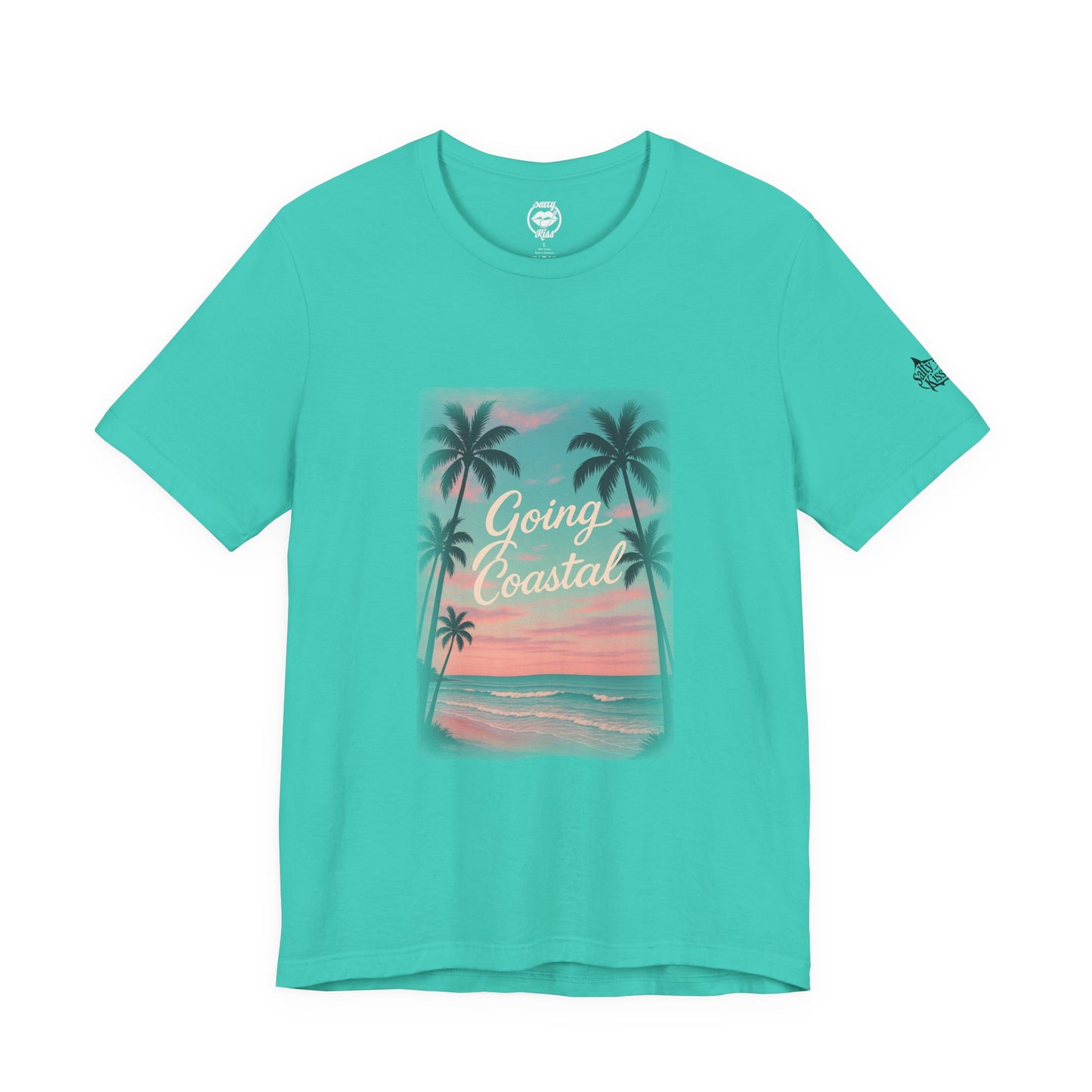 "Going Coastal Beach Scene" Tee Women