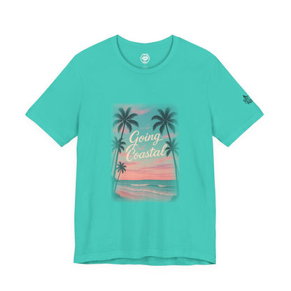 "Going Coastal Beach Scene" Tee Women