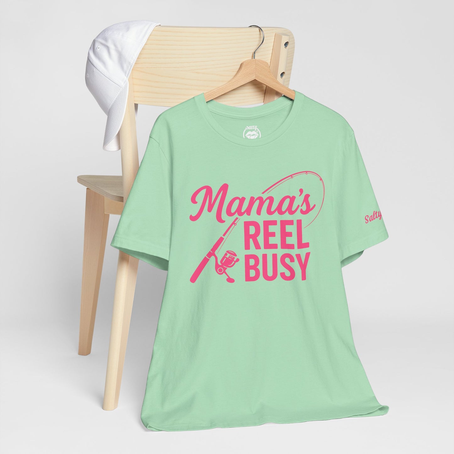 "Mama's Reel Busy" Tee Women