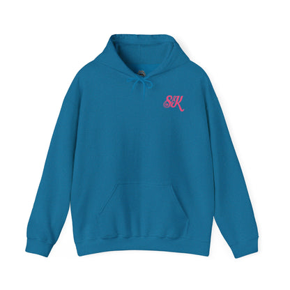 "Salty Kiss" Heavy Blend™ Hoodie - pink logo