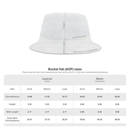 "Tidepool Troublemaker" Bucket Hat