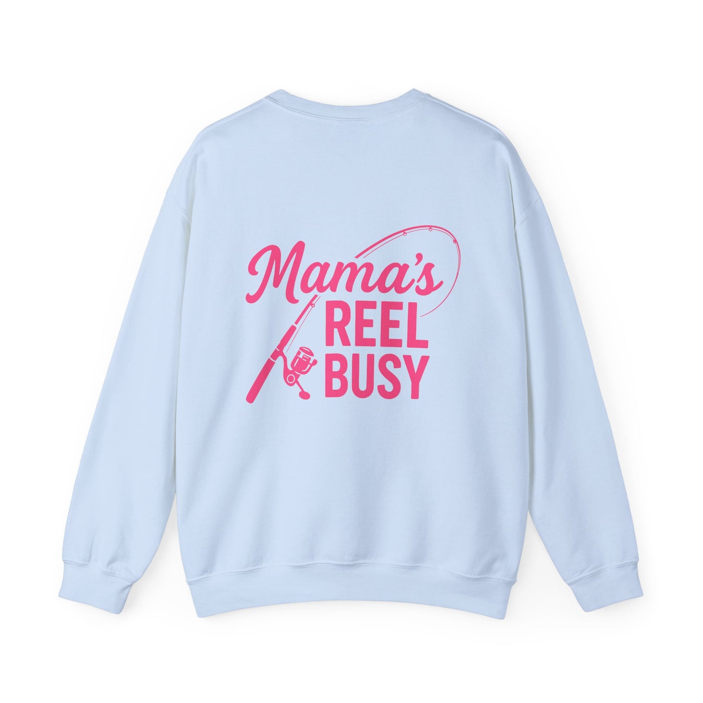 "Mama's Reel Busy" Crewneck Sweatshirt - Women
