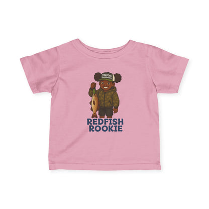 Infant Girls Fishing Tee - Redfish Rookie