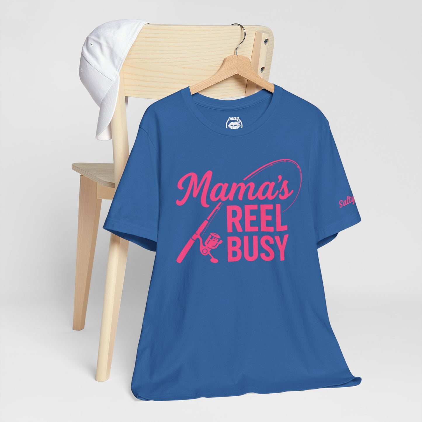"Mama's Reel Busy" Tee Women