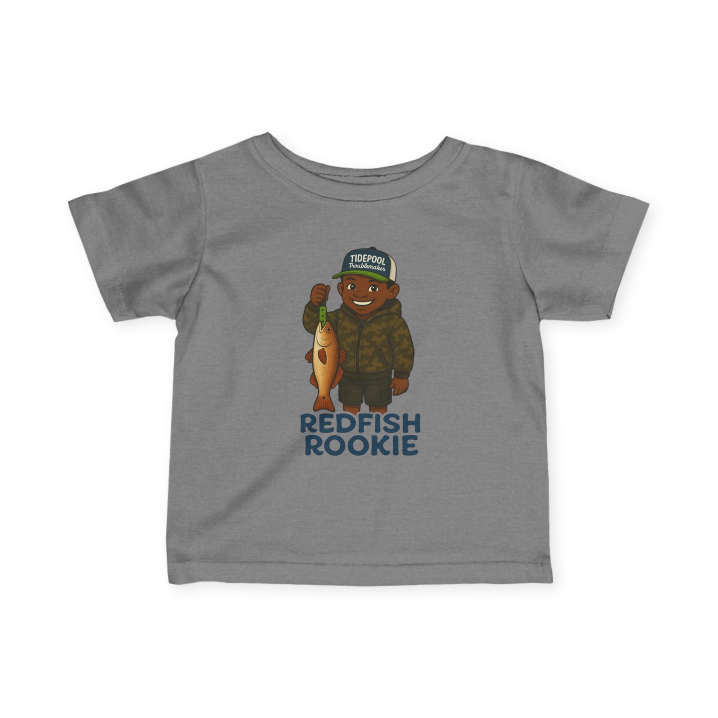 Infant Boys Fishing Tee - Redfish Rookie