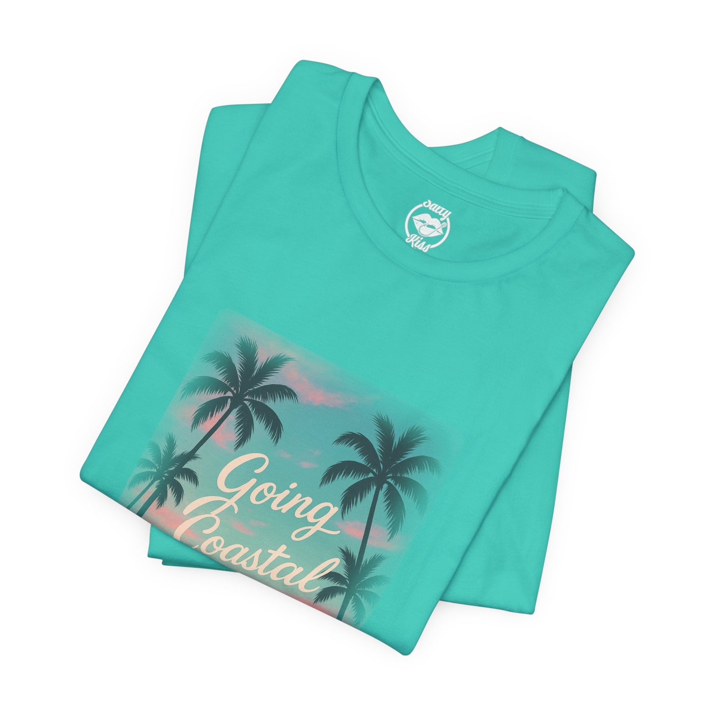 "Going Coastal Beach Scene" Tee Women
