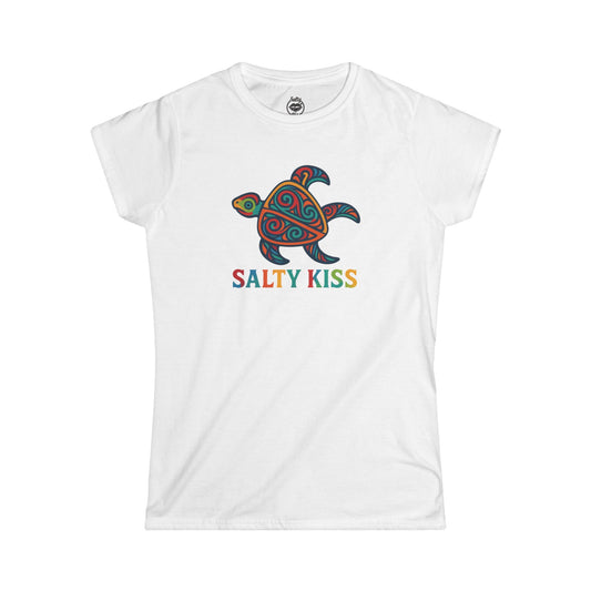 "Psychedelic Turtle" Fitted Tee