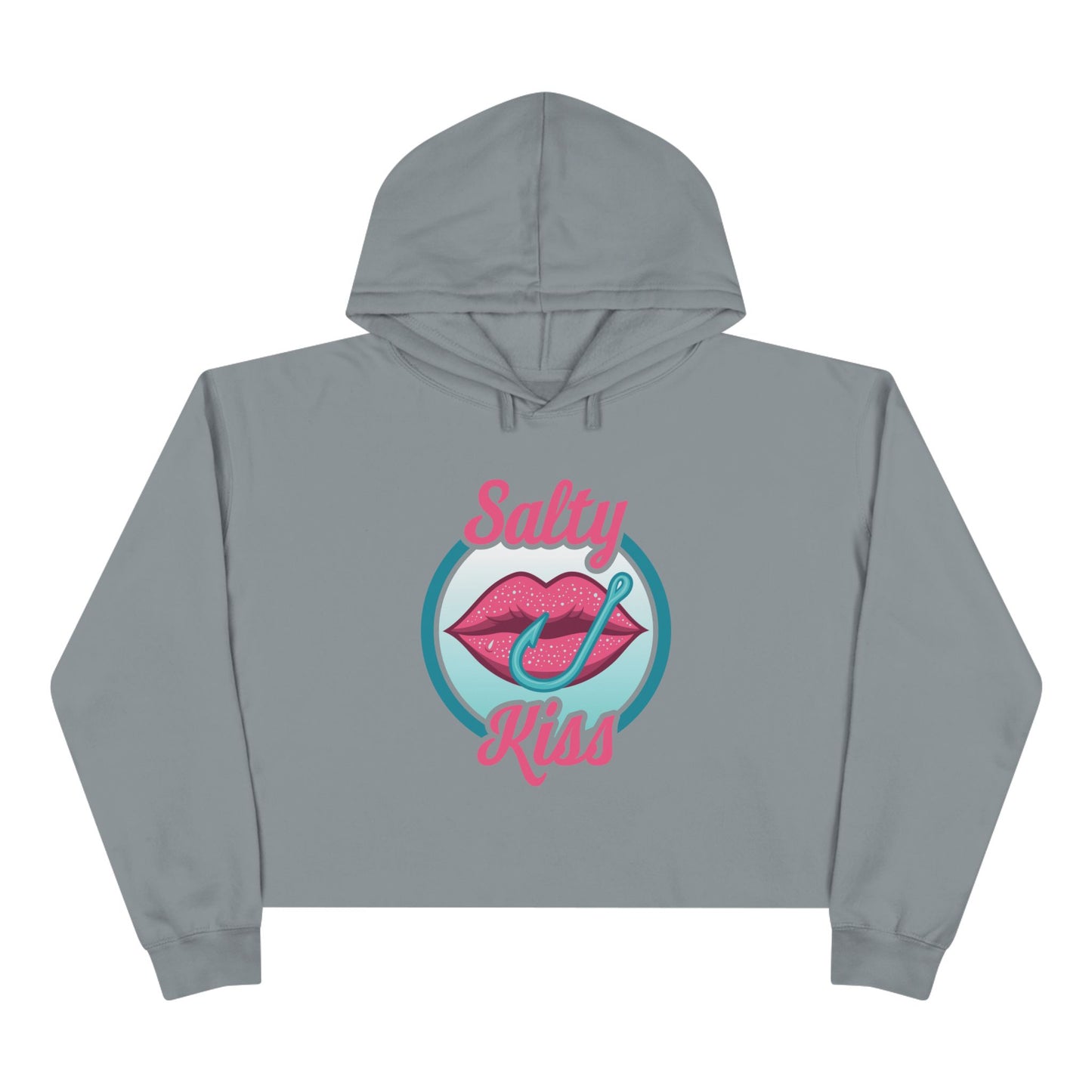 Chic "Salty Kiss" Crop Hoodie